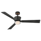 Hinkley Lighting 910956FMB-LDD Matte Black Vosh 56'' Led Smart Fan With Uplight Image 1