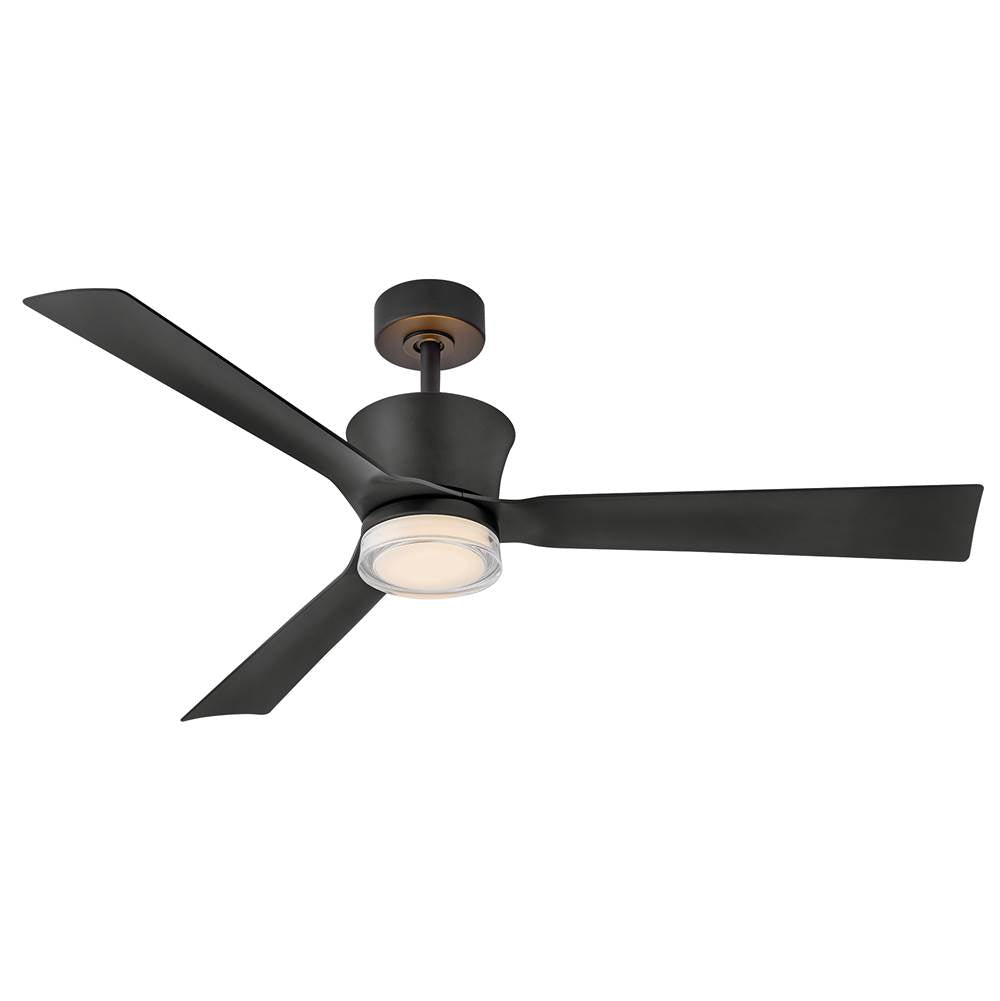 Hinkley Lighting 910956FMB-LDD Matte Black Vosh 56'' Led Smart Fan With Uplight Image 1