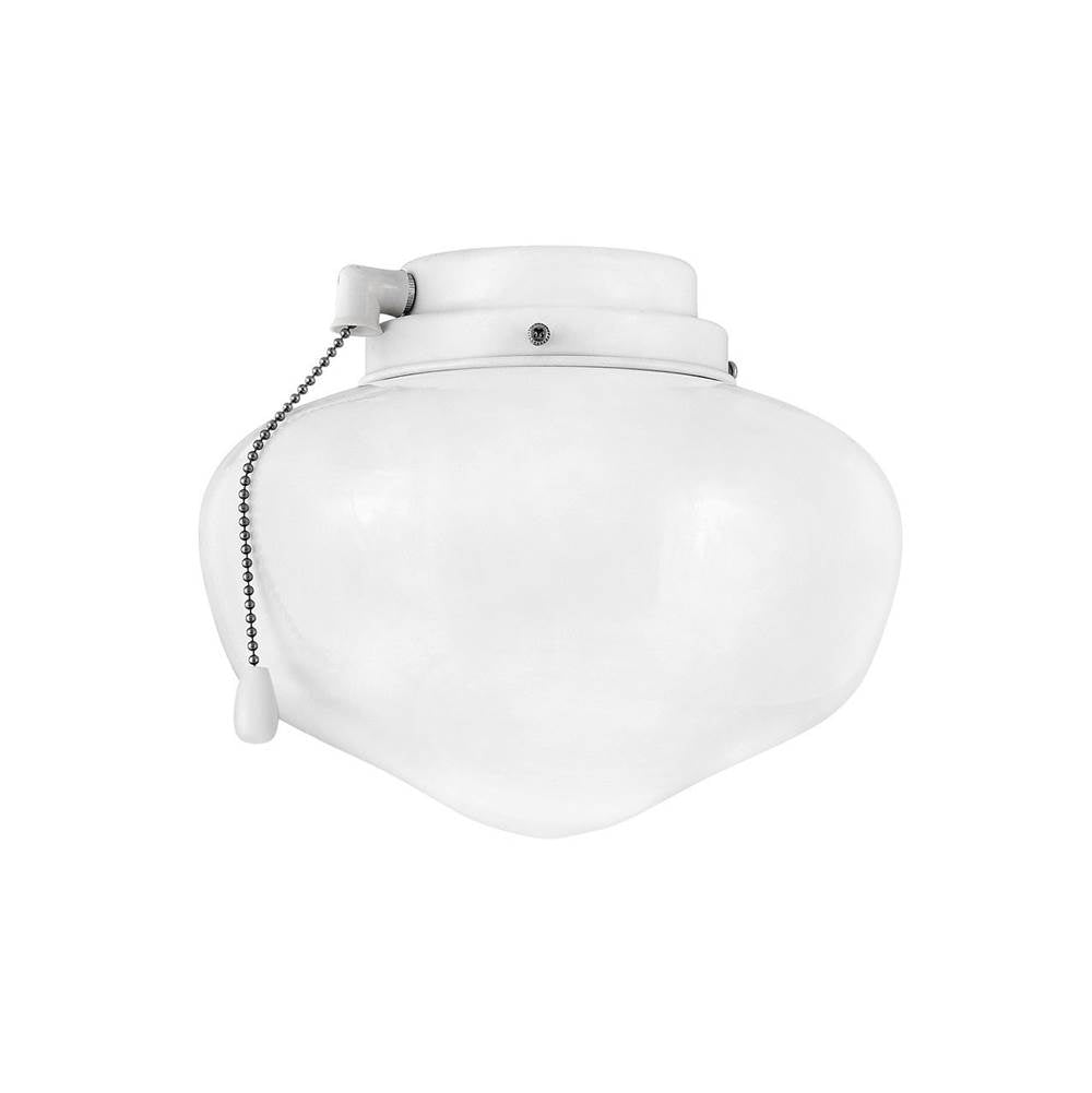 Hinkley Lighting 930008FCW Chalk White Light Kit Schoolhouse Image 1