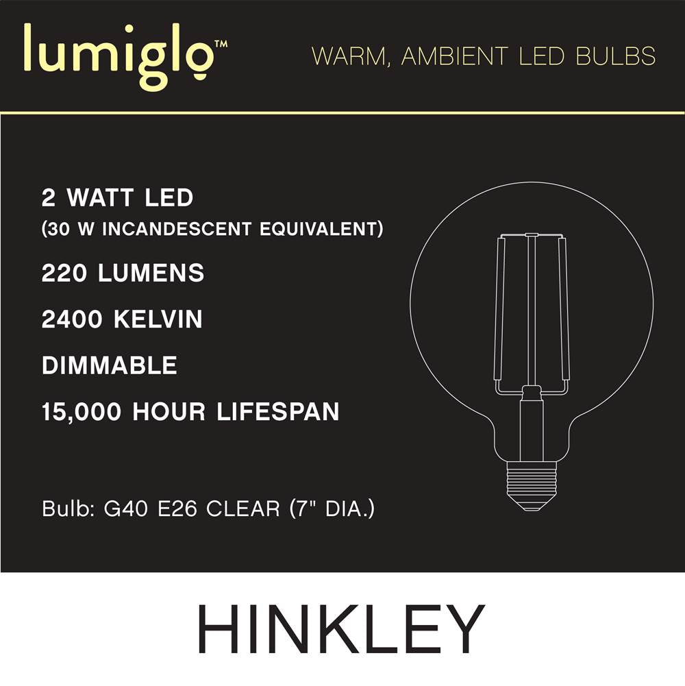 Hinkley Lighting E26G402247CL  Led Bulb Image 4