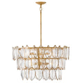 Hinkley Lighting FR32604DA Distressed Brass Medium Chandelier Image 1
