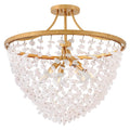 Hinkley Lighting FR41591DA Distressed Brass Medium Semi-flush Mount Image 1