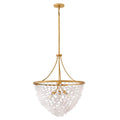Hinkley Lighting FR41594DA Distressed Brass Medium Chandelier Image 1