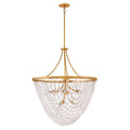 Hinkley Lighting FR41595DA Distressed Brass Medium Chandelier Image 1