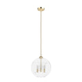 Hunter 19557 Palm Gold Hunter High Oaks Palm Gold 3 Light Pendant Ceiling Light Fixture Image 1