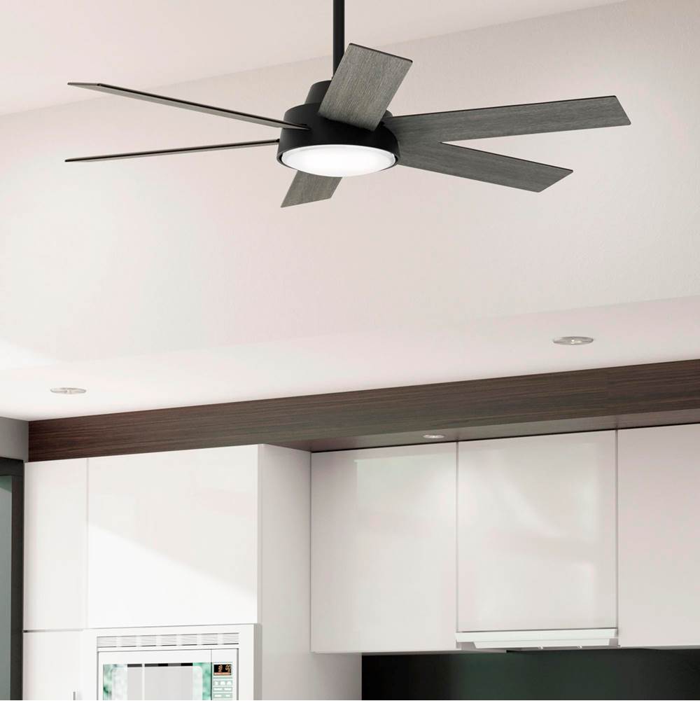 Hunter 51853 Matte Black 52 Inch Donatella Matte Black Ceiling Fan With Led Light Kit And Handheld Remote Image 5