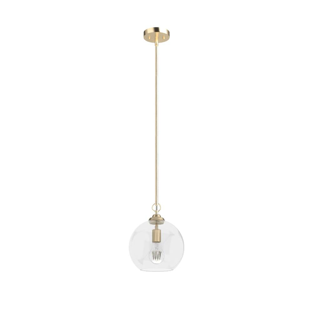 Hunter 19559 Palm Gold Hunter High Oaks Palm Gold 1 Light Pendant Ceiling Light Fixture Image 1