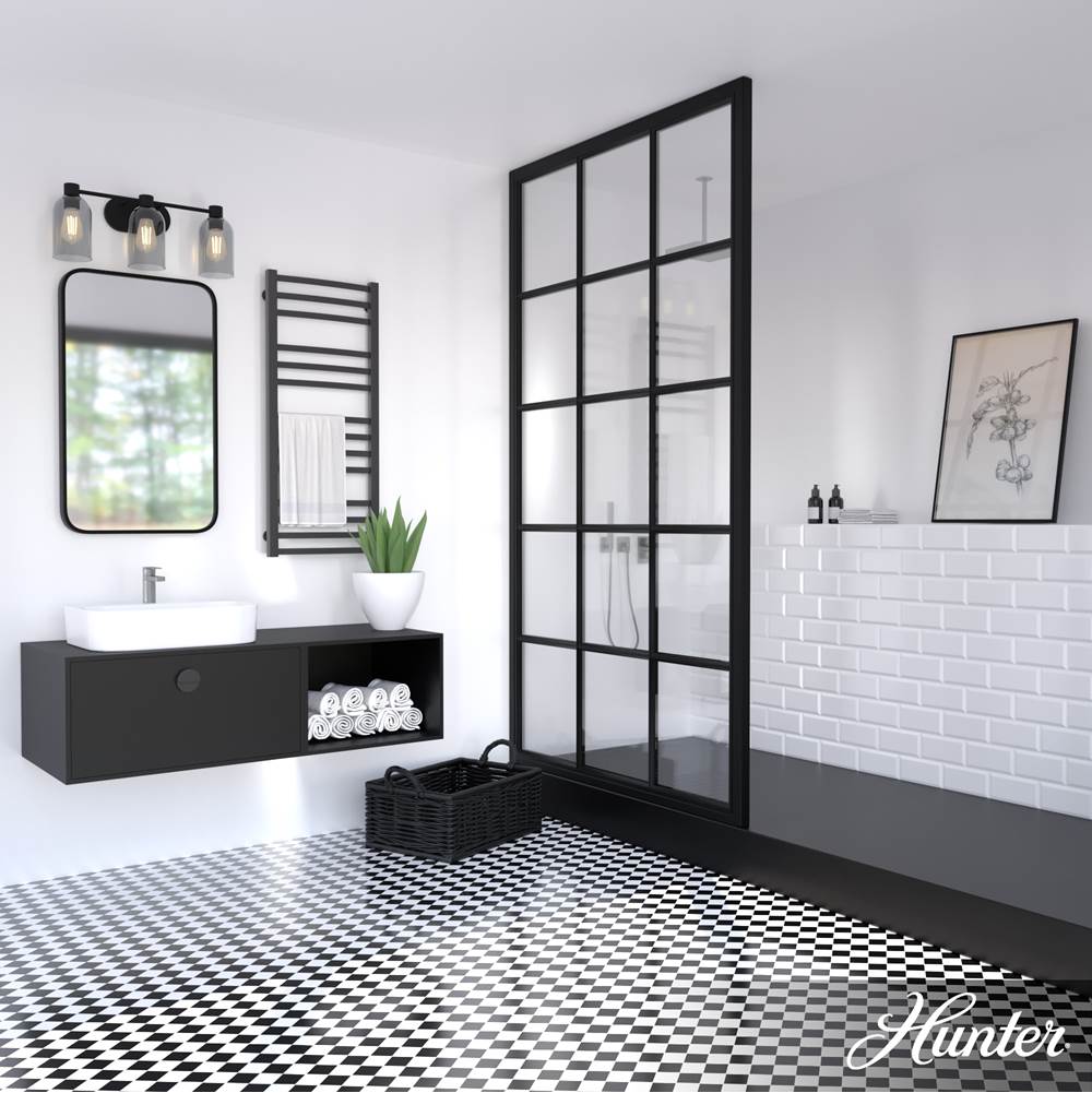 Hunter Lochemeade 3 Light Vanity