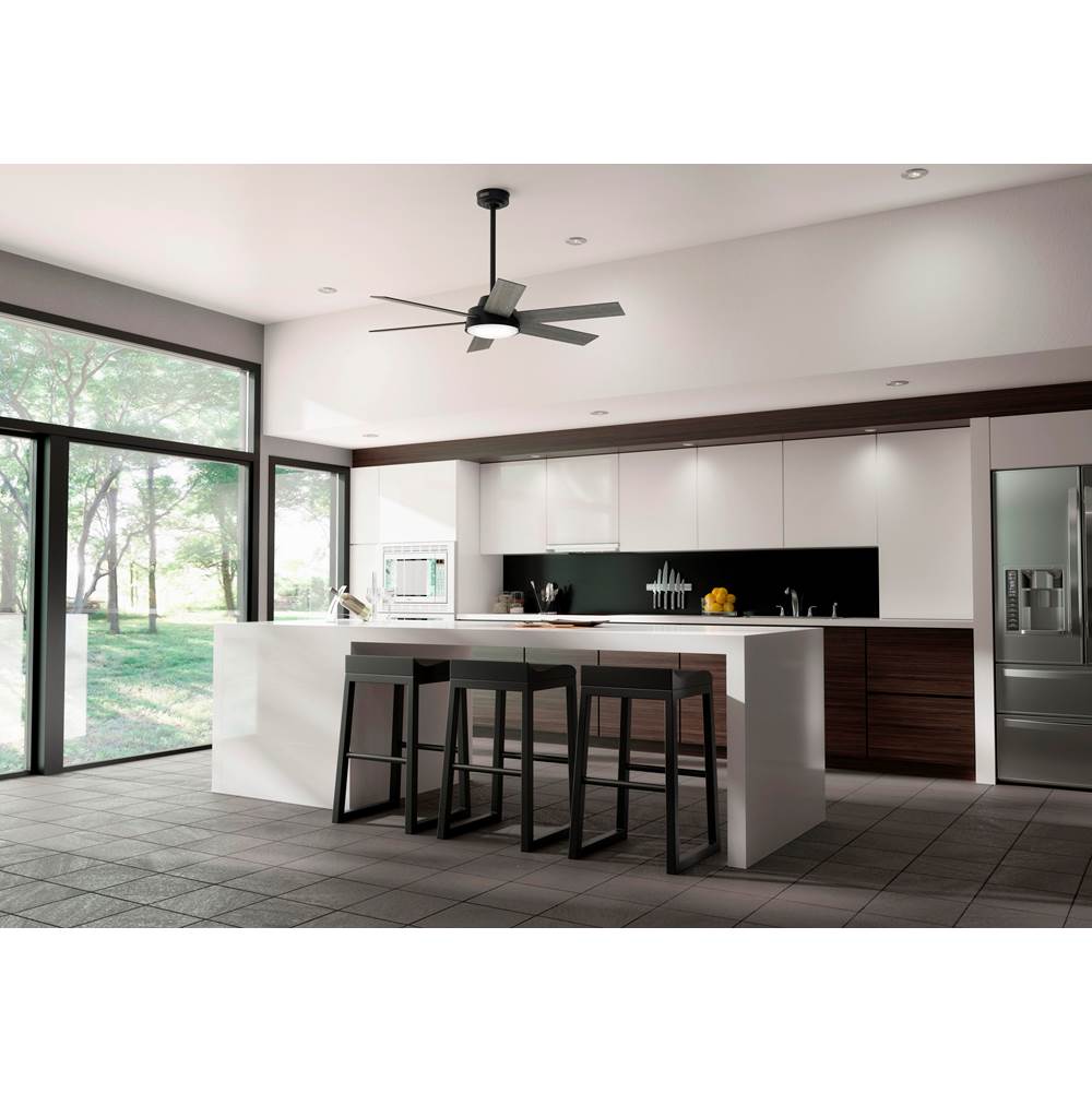 Hunter 51853 Matte Black 52 Inch Donatella Matte Black Ceiling Fan With Led Light Kit And Handheld Remote Image 6