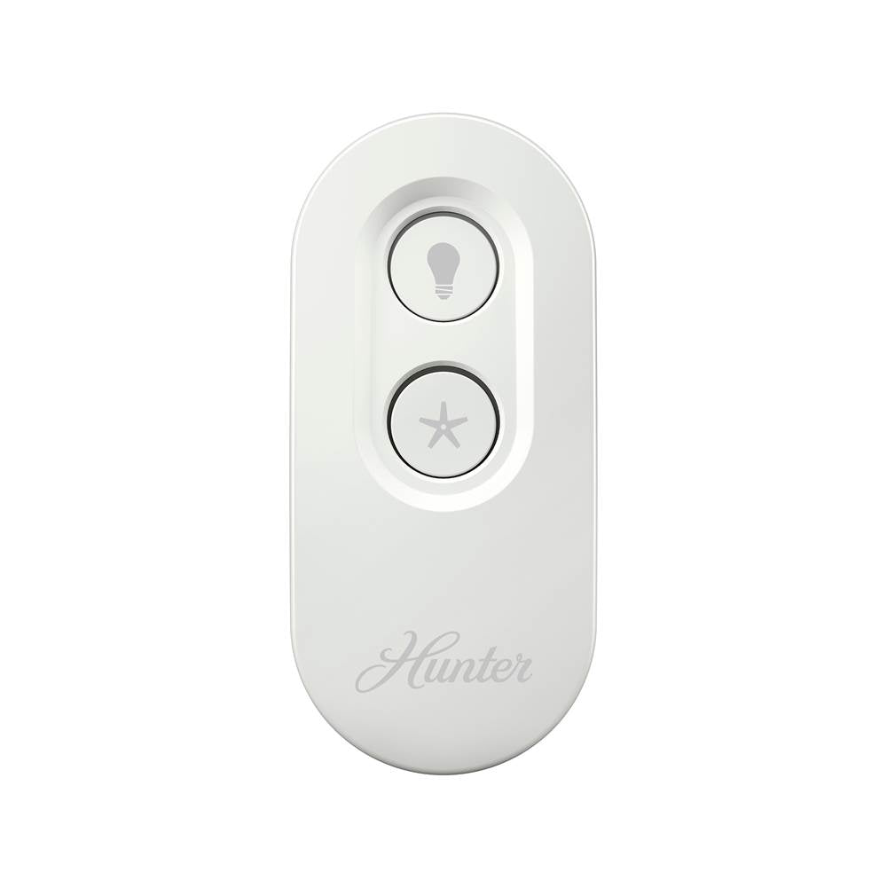 Hunter 99394 White On-off Handheld Remote With Receiver Image 1