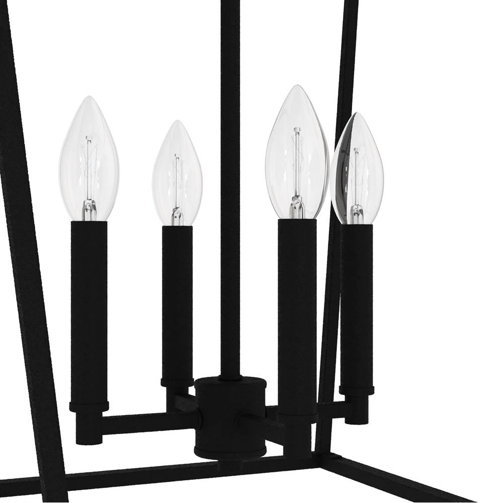 Hunter 19704 Natural Iron Casablanca Laurel Ridge Natural Iron  Light Pendant Ceiling Light Fixture Image 2