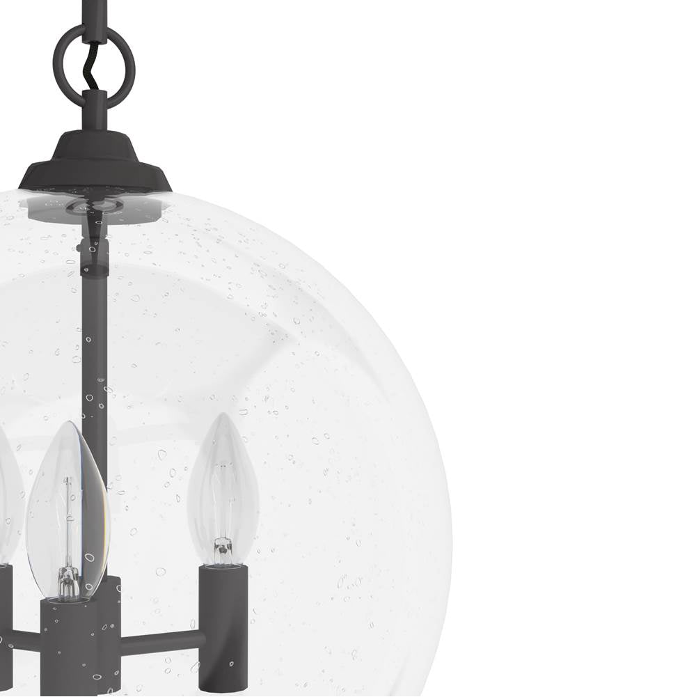 Hunter 19556 Noble Bronze Hunter High Oaks Noble Bronze 3 Light Pendant Ceiling Light Fixture Image 2