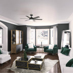 Hunter 51853 Matte Black 52 Inch Donatella Matte Black Ceiling Fan With Led Light Kit And Handheld Remote Image 4