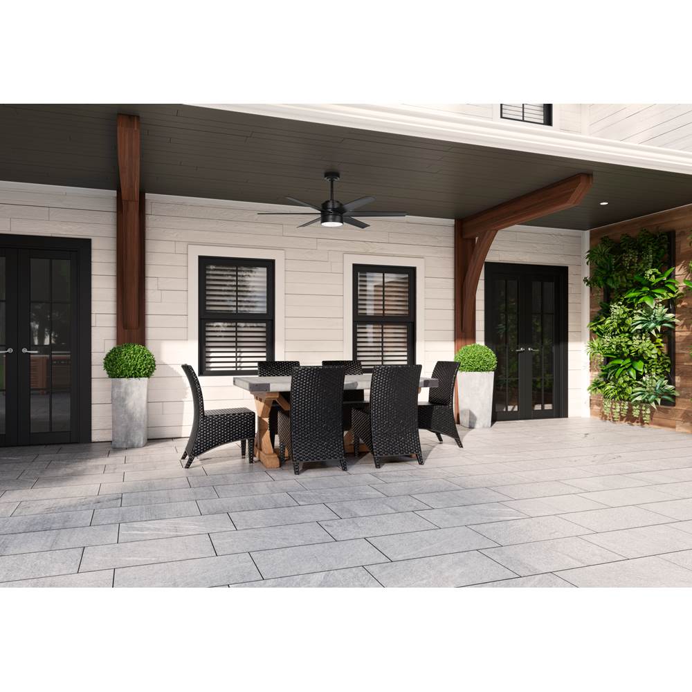 Hunter 59624 Matte Black 60'' Solaria - Matte Black Image 2