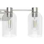 Hunter 19710 Brushed Nickel Lochemeade 4 Light Vanity Image 4