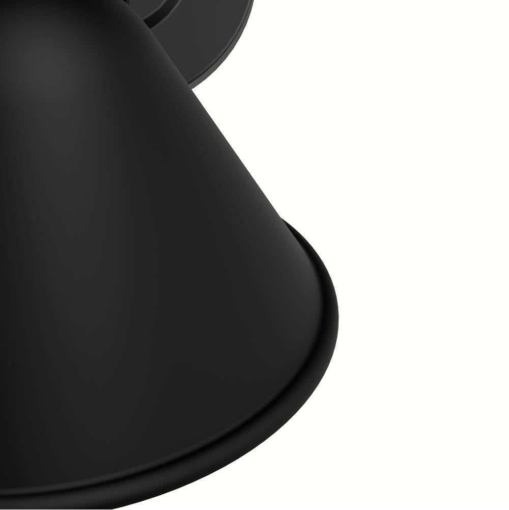 Hunter 46011 Matte Black Cassius Matte Black 1 Light Small Image 4