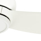 Hunter 52830 Matte White 52 Inch Mazzini Energy Star Matte White Damp Rated Ceiling Fan And Handheld Remote Image 6
