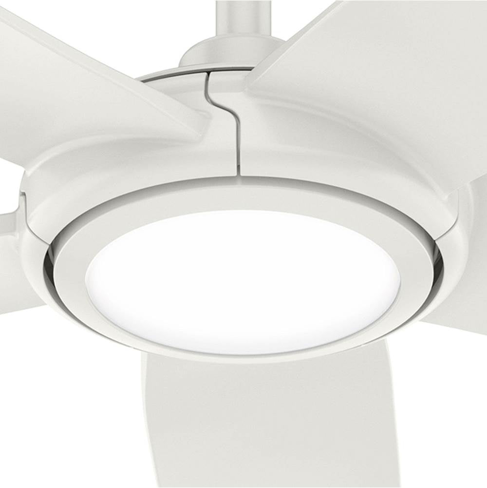 Hunter 53641 Fresh White Zentech 5 Blade Indoor/outdoor Smart Fan 44in - Fresh White Image 2