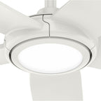 Hunter 53641 Fresh White Zentech 5 Blade Indoor/outdoor Smart Fan 44in - Fresh White Image 2