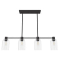 Hunter 19720 Noble Bronze Lochemeade 4 Light Linear Chandelier Image 1