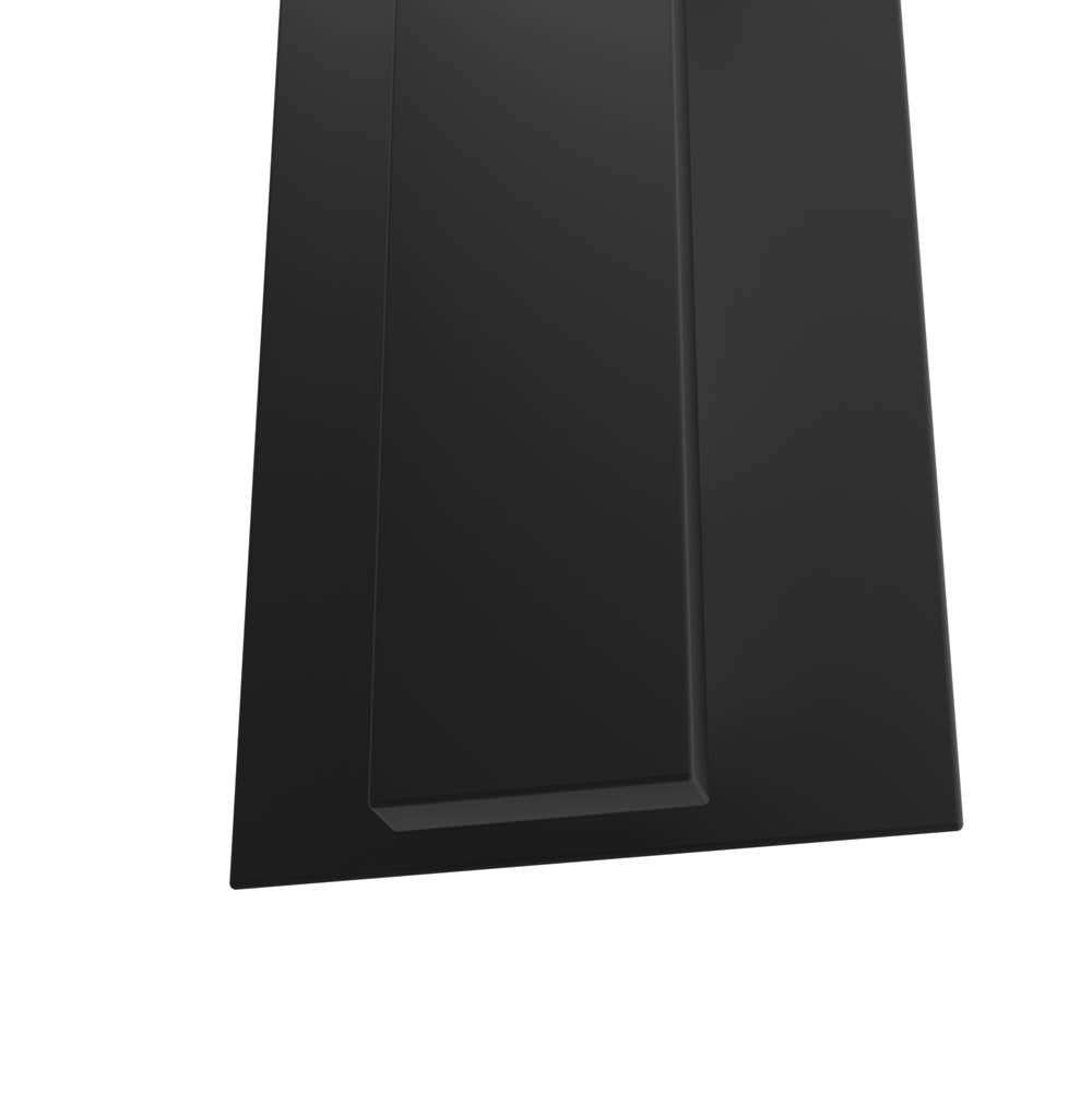 Hunter 46062 Matte Black Canoga Outdoor 1 Light Medium Wall Light Black Image 3