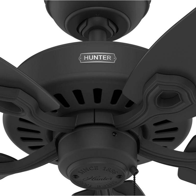 Hunter 53485 Matte Black 42 Inch Builder Elite Matte Black Image 5