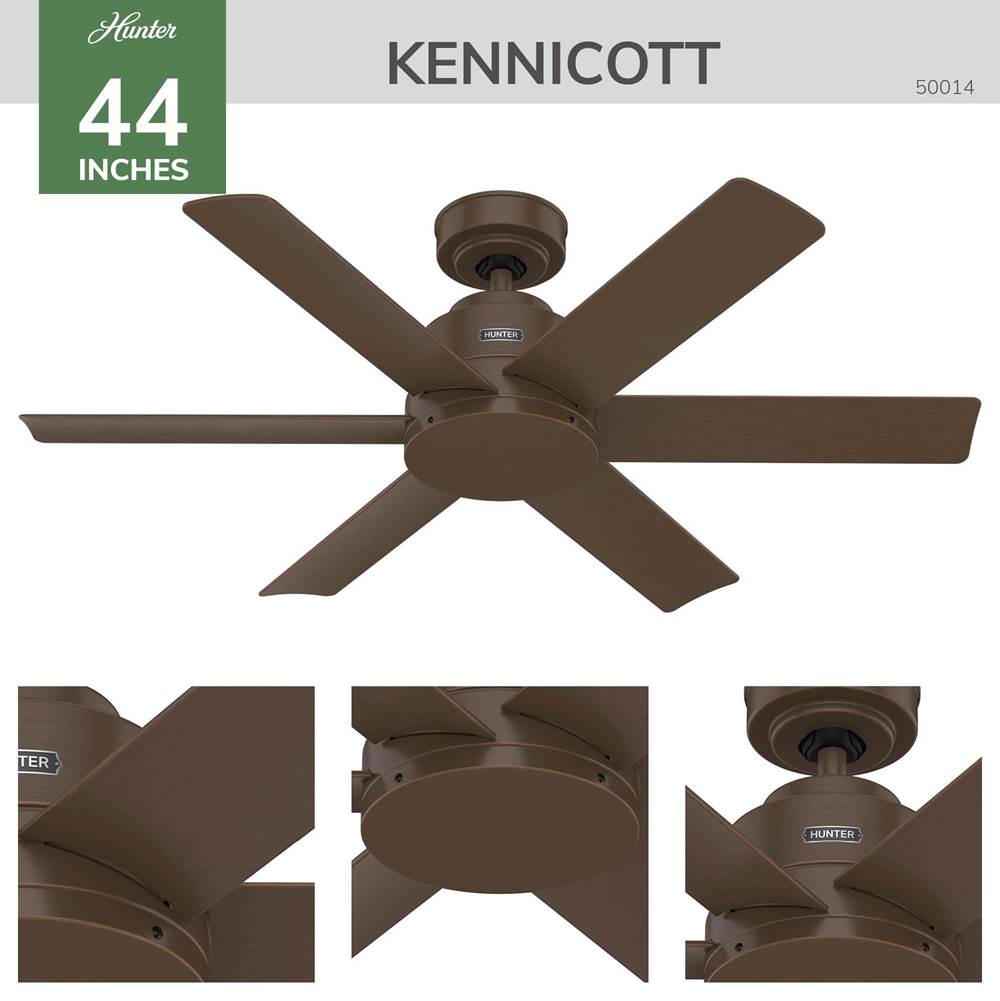 Hunter 50014 Matte Bronze 44 In Kennicott - Matte Bronze Image 6