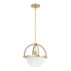 Hunter 19234 Alturas Gold Wedgefield 1 Light Pendant Ag Image 1