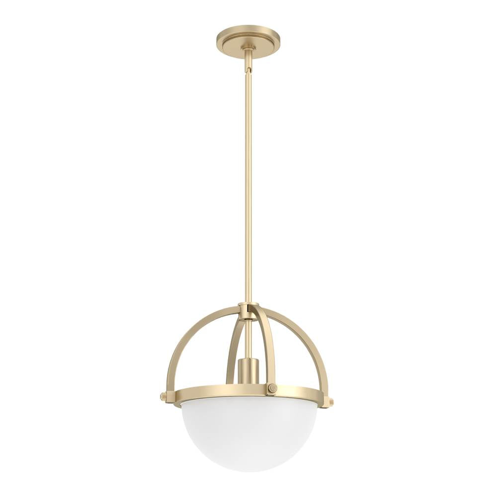 Hunter 19234 Alturas Gold Wedgefield 1 Light Pendant Ag Image 1
