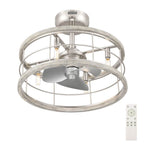 Hunter 50106 Brushed Nickel 22 In Bridgette Fandelier - Brushed Nickel Image 9