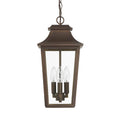 Hunter 46085 Matte Bronze Hunter Spring Cove Matte Bronze With Clear Glass 3 Light Image 1