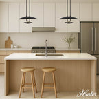 Hunter Sunset Ridge Sunset Ridge 1 Light Large Pendant Black