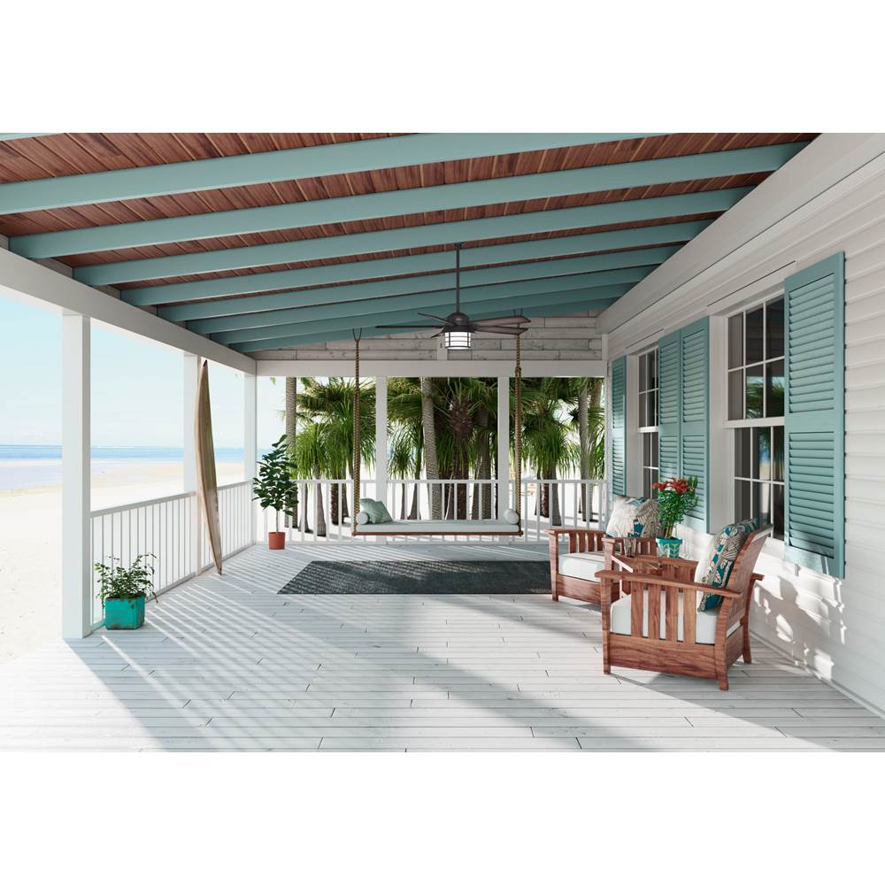Hunter 59135 Weathered Zinc 54'' Key Biscayne-weather Zinc Image 3