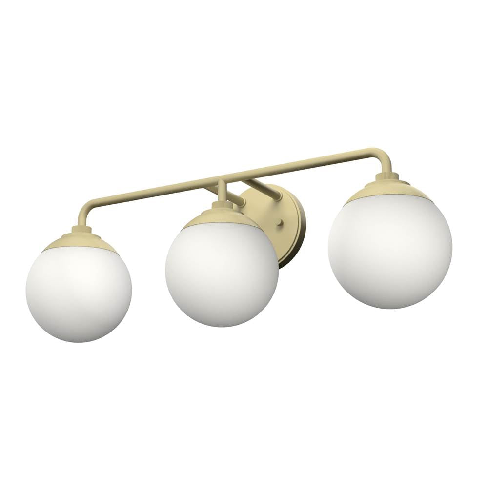 Hunter Hepburn 3 Light Vanity Modern Brass