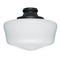 Hunter 99165 Black Original  Damp-rated Traditional Globe Light Kit, Black Image 1