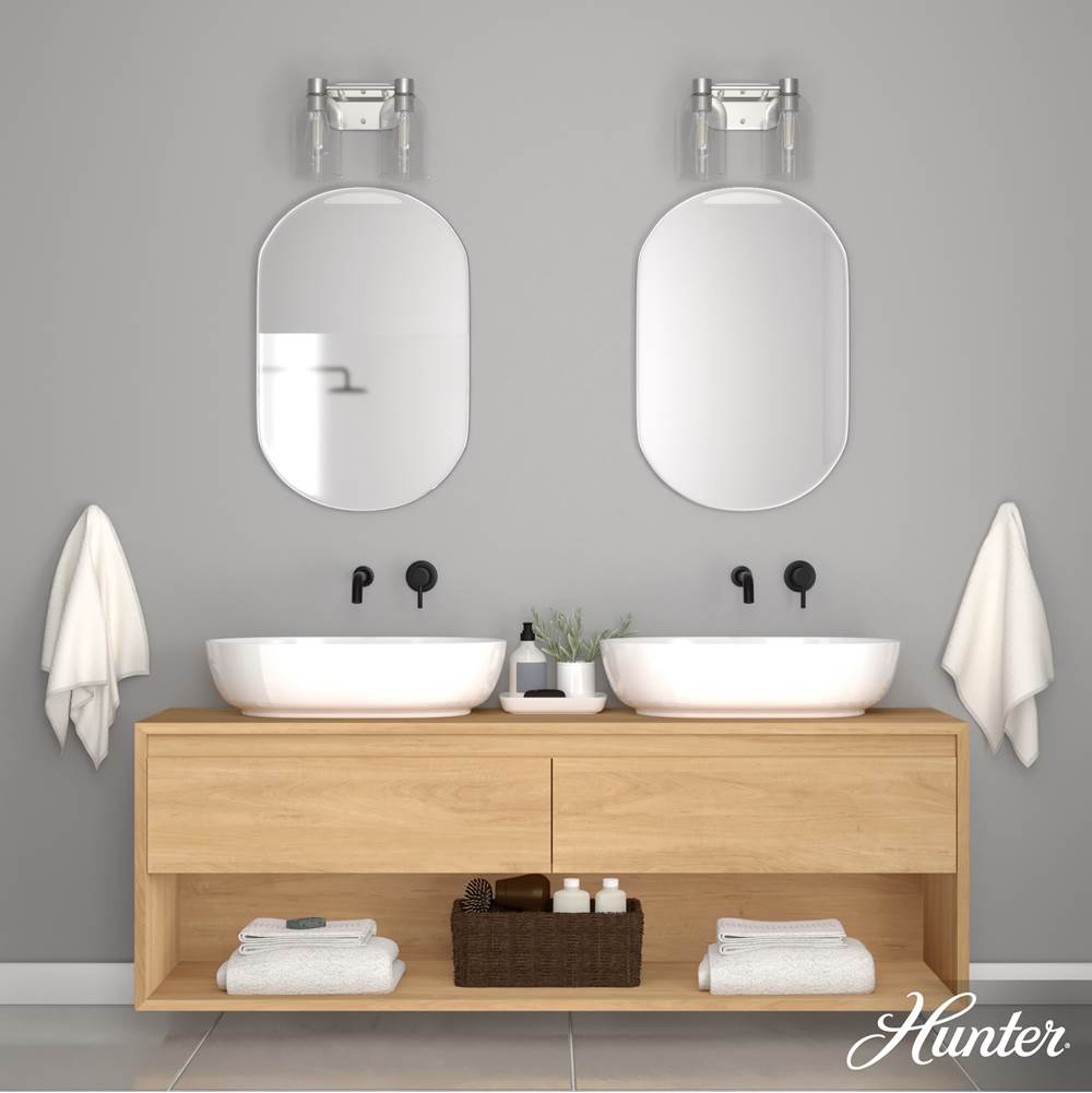 Hunter Lochemeade 2 Light Vanity