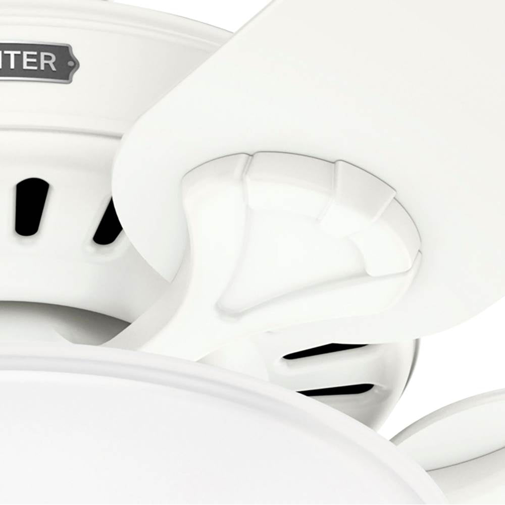 Hunter 52727 Fresh White 52in Pro's Best Dc-white Image 6