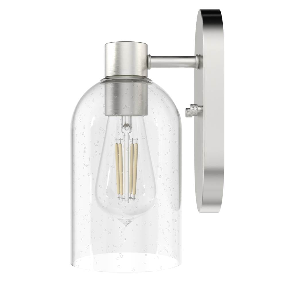 Hunter 19775 Brushed Nickel Lochemeade 1 Light Wall Sconce Image 2