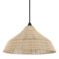 Hunter 48080 Matte Black Agoura Matte Black 3 Light Extra Large Pendant Ceiling Light Fixture Image 1