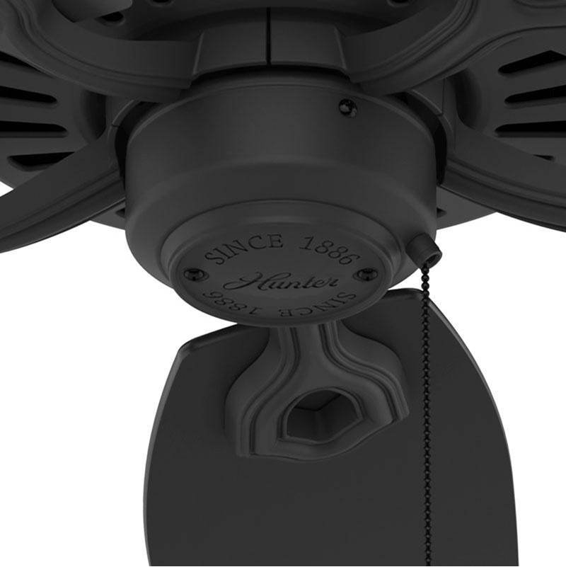 Hunter 53485 Matte Black 42 Inch Builder Elite Matte Black Image 7