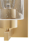 Hunter Hartland Alturas Gold With Seeded Glass 1 Light