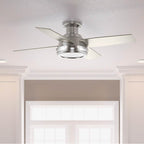 Hunter 59335 Brushed Nickel 44 Inch Dempsey Lp Brushed Nickel Image 8