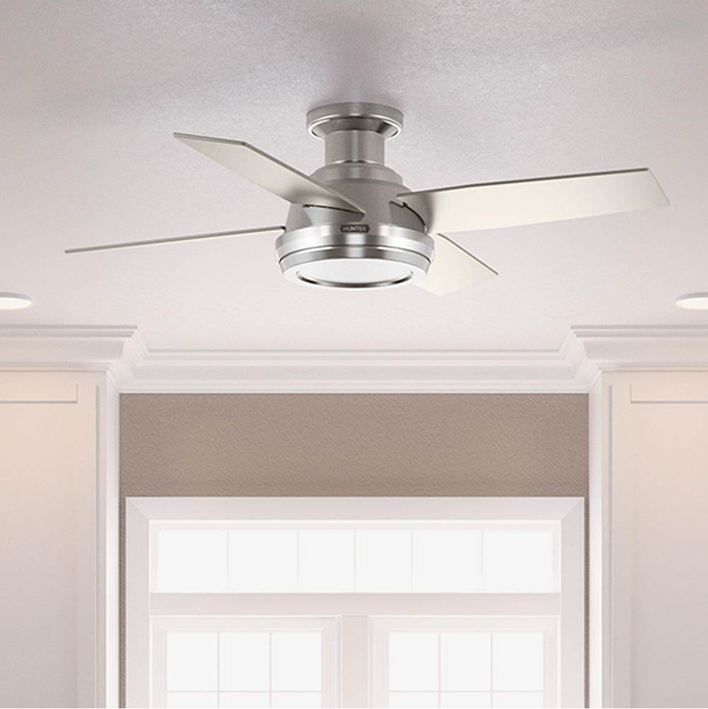 Hunter 59335 Brushed Nickel 44 Inch Dempsey Lp Brushed Nickel Image 8