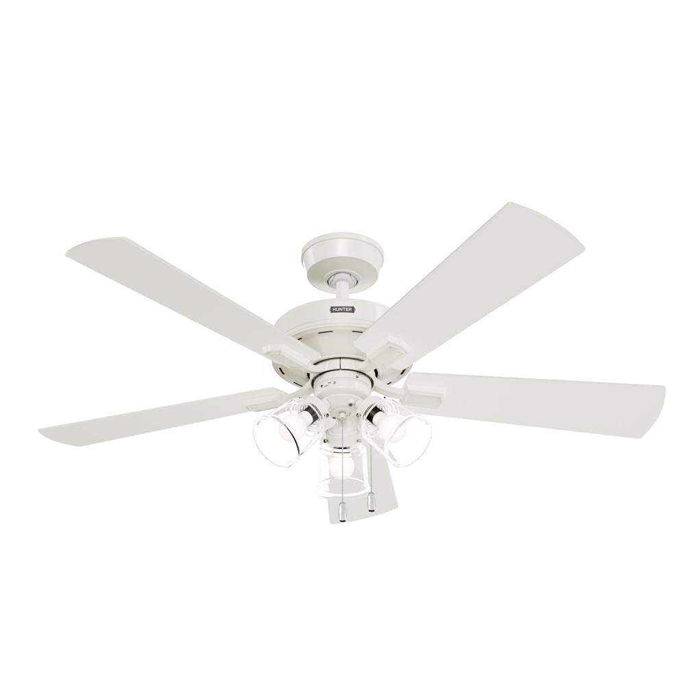 Hunter 52535 Fresh White 52in Crestfield He - Fresh White Image 1