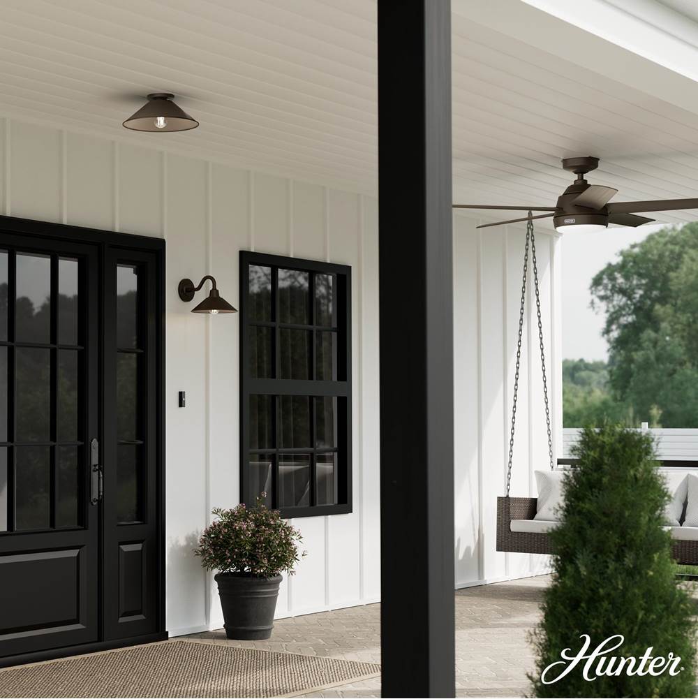 Hunter Skyflow Hunter Skyflow Matte Bronze 1 Light Medium