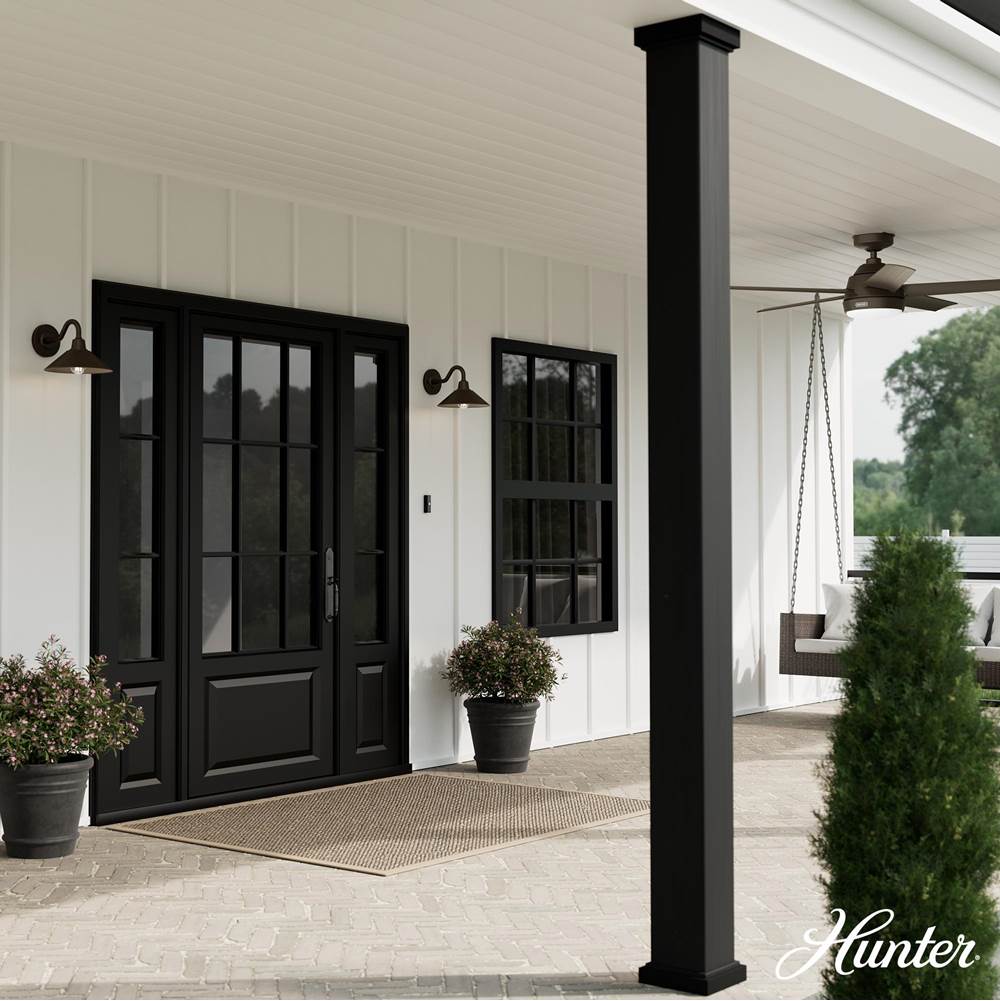 Hunter Skyflow Hunter Skyflow Matte Bronze 1 Light Small