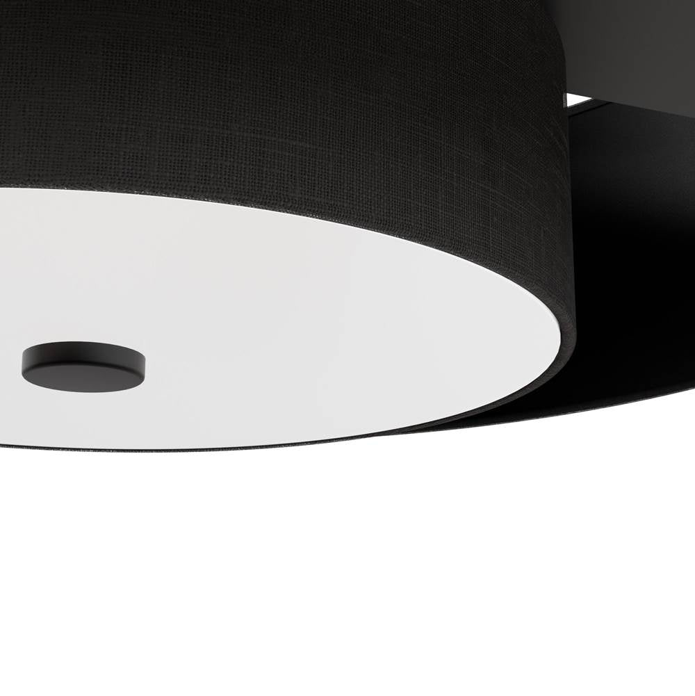 Hunter 52975 Matte Black 30 Inch Brookside Matte Black Ceiling Fan With Led Light Kit And Handheld Remote Image 5