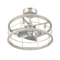 Hunter 50106 Brushed Nickel 22 In Bridgette Fandelier - Brushed Nickel Image 1