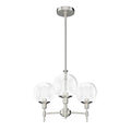 Hunter 19740 Brushed Nickel Xidane 3 Light Chandelier Image 1