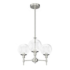 Hunter 19740 Brushed Nickel Xidane 3 Light Chandelier Image 1